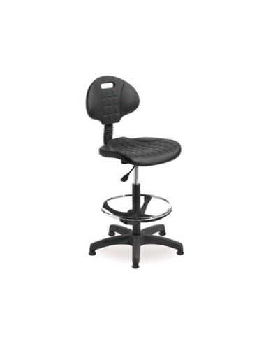 Taburete con respaldo rocada regulable en...