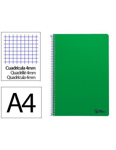 Cuaderno espiral liderpapel a4 smart tapa...