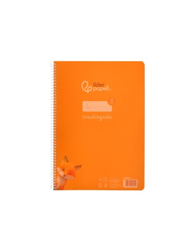 Cuaderno espiral liderpapel a4 pautaguia tapa...