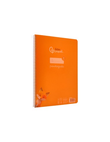 Cuaderno espiral liderpapel a4 pautaguia tapa...