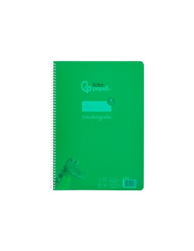 Cuaderno espiral liderpapel a4 pautaguia tapa...