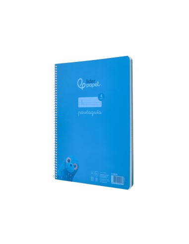 Cuaderno espiral liderpapel a4 pautaguia tapa...