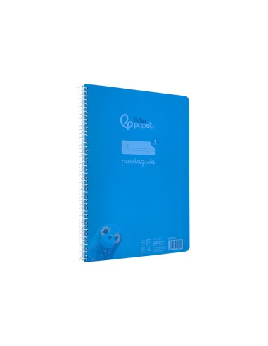 Cuaderno espiral liderpapel a4 pautaguia tapa...