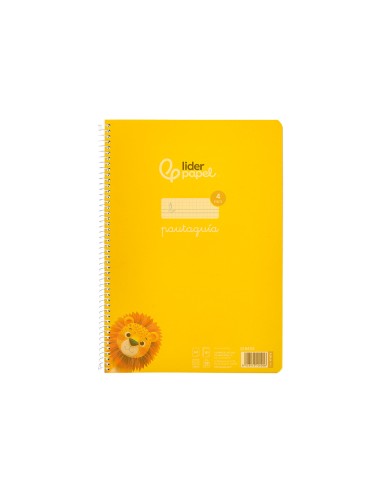 Cuaderno espiral liderpapel a4 pautaguia tapa...