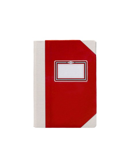 Libro cartone cosido fernandes flecha din a6+ rayado horizontal 50 hojas 100 gr azul
