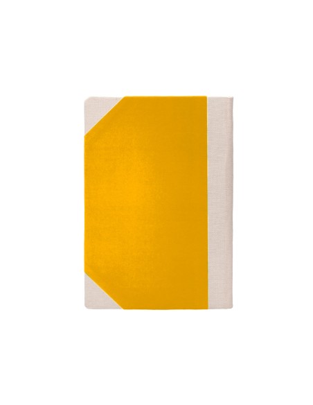 Libro cartone cosido fernandes flecha din a4+ rayado horizontal 50 hojas 100 gr amarillo