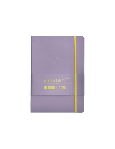 Cuaderno con gomilla antartik notes tapa blanda...