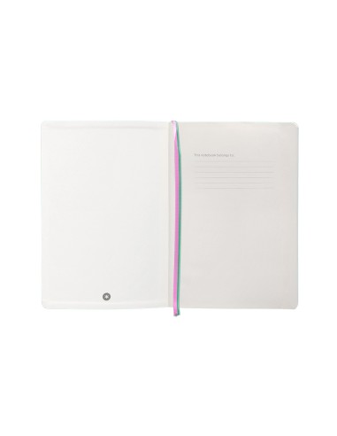 Cuaderno con gomilla antartik notes tapa blanda...
