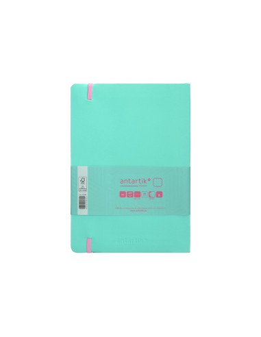 Cuaderno con gomilla antartik notes tapa blanda...