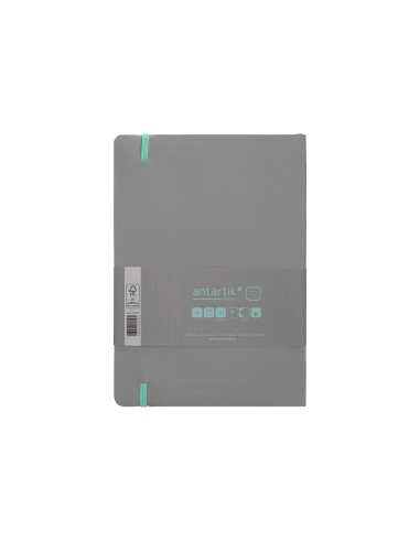 Cuaderno con gomilla antartik notes tapa blanda...