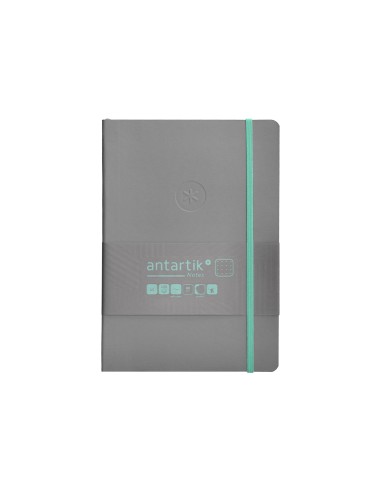 Cuaderno con gomilla antartik notes tapa blanda...