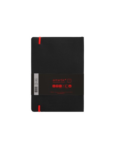 Cuaderno con gomilla antartik notes tapa blanda...