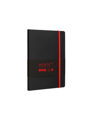 Cuaderno con gomilla antartik notes tapa blanda...