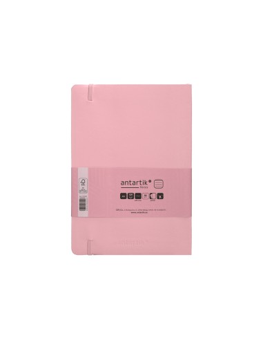 Cuaderno con gomilla antartik notes tapa blanda...
