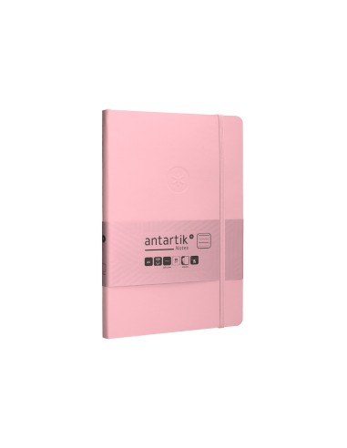 Cuaderno con gomilla antartik notes tapa blanda...