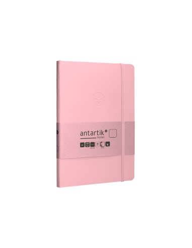 Cuaderno con gomilla antartik notes tapa blanda...