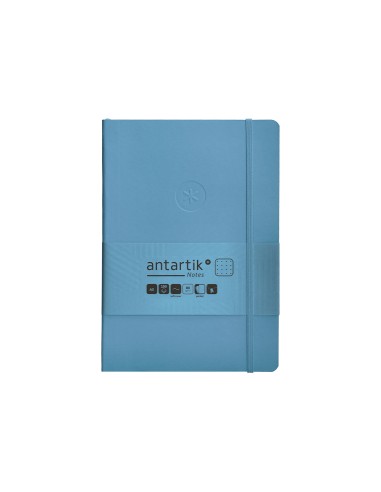 Cuaderno con gomilla antartik notes tapa blanda...