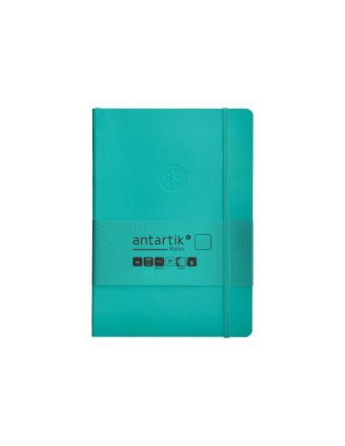 Cuaderno con gomilla antartik notes tapa blanda...