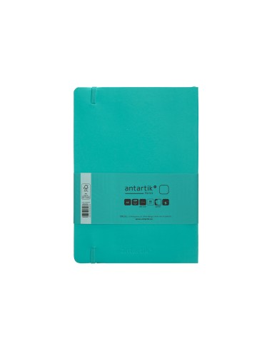 Cuaderno con gomilla antartik notes tapa blanda...