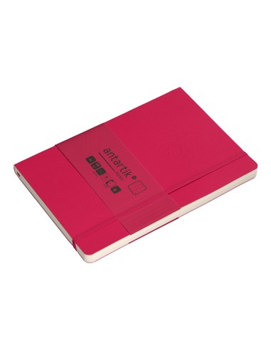 Cuaderno con gomilla antartik notes tapa blanda...