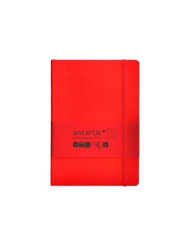 Cuaderno con gomilla antartik notes tapa blanda...