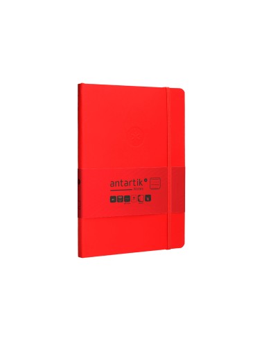 Cuaderno con gomilla antartik notes tapa blanda...