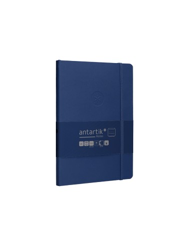 Cuaderno con gomilla antartik notes tapa blanda...