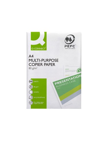 Papel fotocopiadora q-connect faster din a4 80...