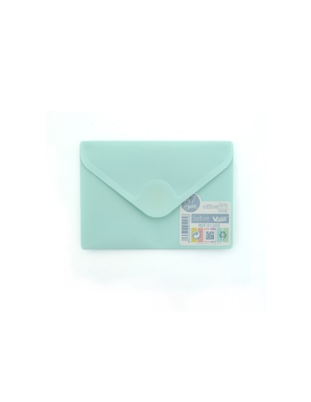 Carpeta office box dossier v-lock din a7 cierre velcro colores pastel surtidos