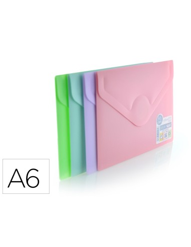 Carpeta office box dossier v-lock din a6 cierre...