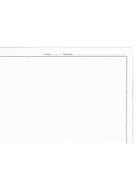 Bloc dibujo liderpapel lineal encolado 230x325mm 20 hojas 130 gr/m2 con recuadro