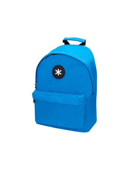 Mochila antartik con asa y bolsillos con cremallera color azul 310x160x410 mm