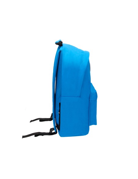 Mochila antartik con asa y bolsillos con cremallera color azul 310x160x410 mm