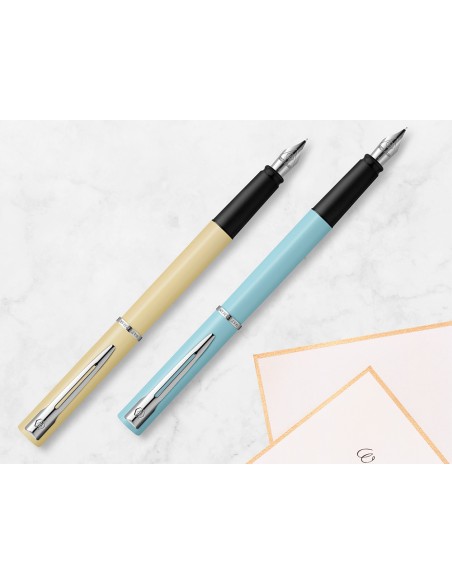 Pluma waterman allure pastel azul plumin f