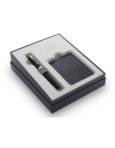 Pluma parker sonnet negro gt en set de regalo +...