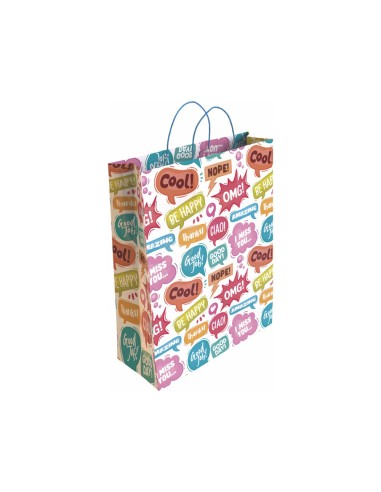 Bolsa para regalo basika papel estucado 160 g...