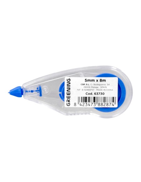 Corrector greening cinta blanco 5 mm x 8 m