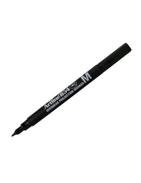 Rotulador artline retroproyeccion punta fibra permanente ek-854 negro -punta redonda 1 mm