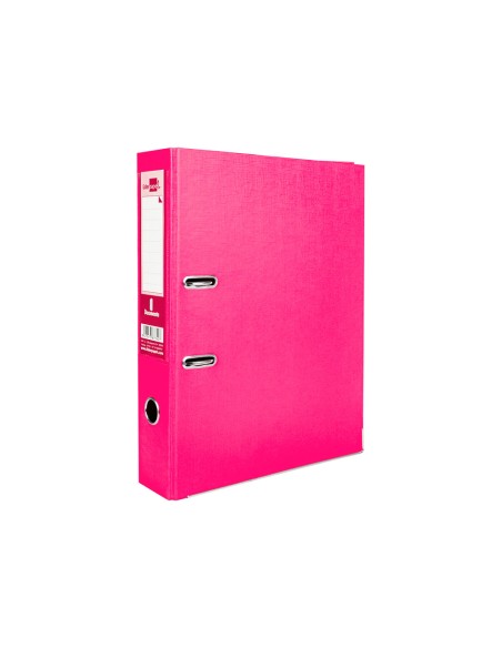 Modulo liderpapel 3 archivadores folio 2 anillas mecanismo de palanca 52mm rosa