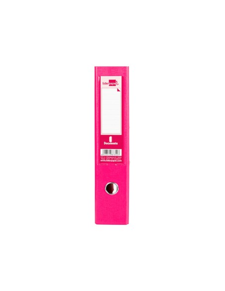 Modulo liderpapel 3 archivadores folio 2 anillas mecanismo de palanca 52mm rosa