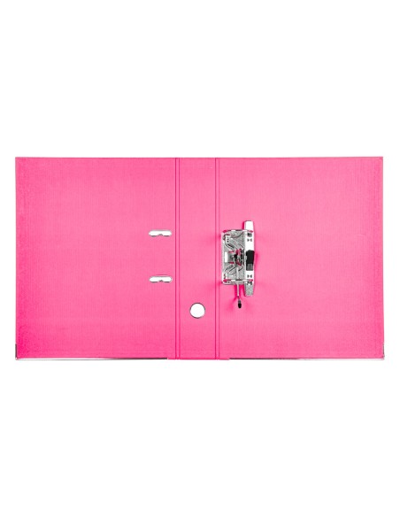 Modulo liderpapel 3 archivadores folio 2 anillas mecanismo de palanca 52mm rosa