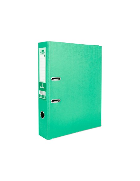 Modulo liderpapel 3 archivadores folio 2 anillas mecanismo de palanca 52mm verde pastel