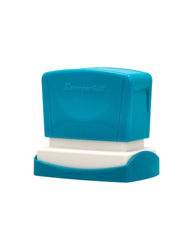 Sello x'stamper quix personalizable color azul...