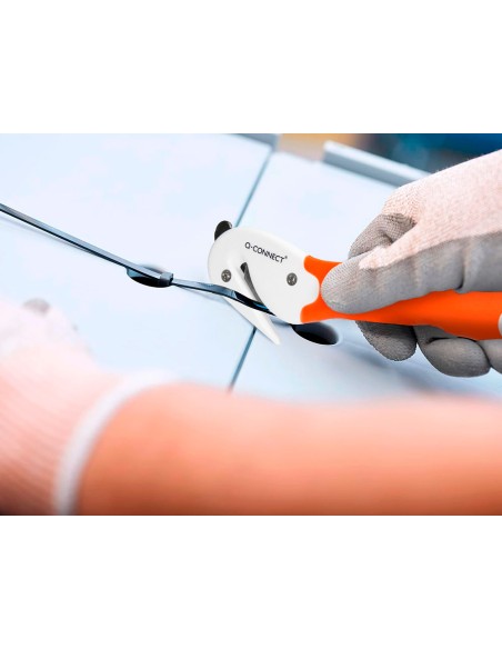 Cuter q-connect combi de seguridad sx782n-1 con cuchilla fija oculta para evitar cortes