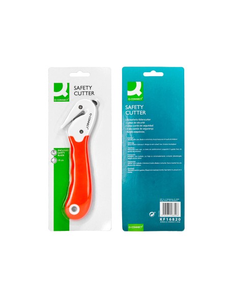 Cuter q-connect combi de seguridad sx782n-1 con cuchilla fija oculta para evitar cortes