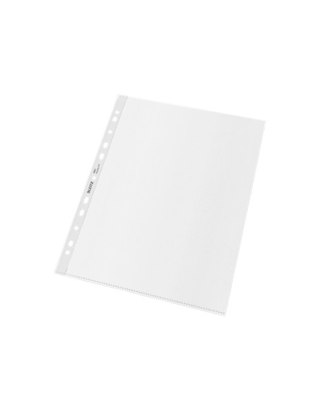 Funda multitaladro leitz din a4+ 100 mc piel de naranja con refuerzo bolsa de 25 unidades