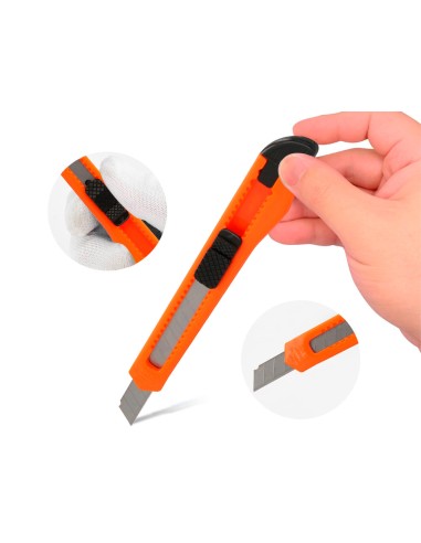 Cuter q-connect plastico estrecho cuchilla 9 mm...