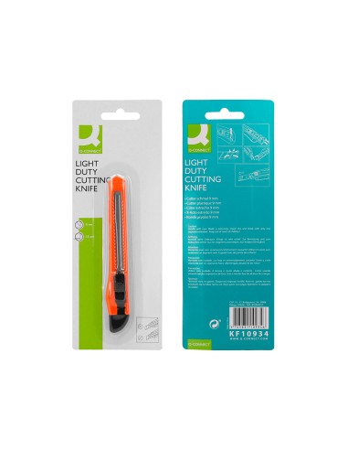 Cuter q-connect plastico estrecho cuchilla 9 mm...