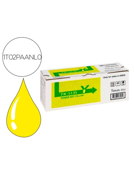 Toner tk5135y kyocera -mita taskalfa 265ci toner amarillo