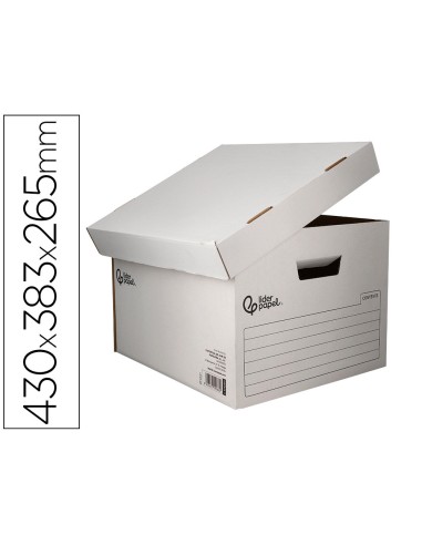 Cajon contenedor liderpapel carton automatico...